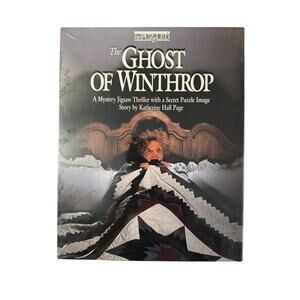 Vintage 1993 Unravel Bepuzzled's Ghost of Winthrop: A Mystery in Pieces